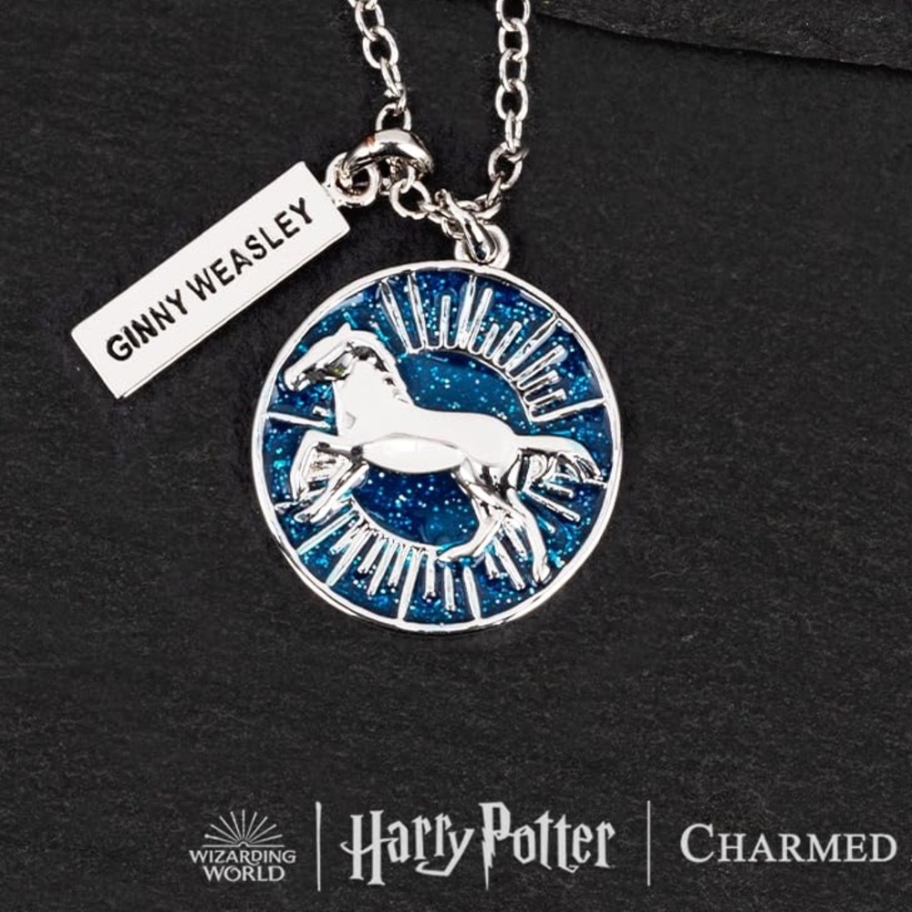 Harry Potter Charmed Aroma Ginny Weasley Horse Patronus Necklace